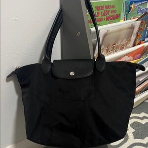 Black Longchamp Tote Bag